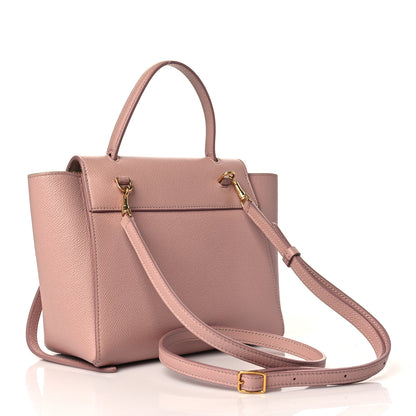 Celine Grained Calfskin Nano Belt Bag Dark Pink 2 of 8