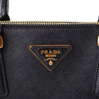 Prada Saffiano Medium Galleria Double Zip Tote Black 14 of 14