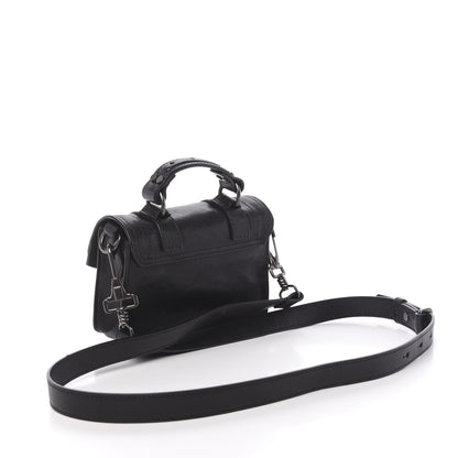 Proenza Schouler Lambskin Micro PS1 Satchel Black 3 of 9
