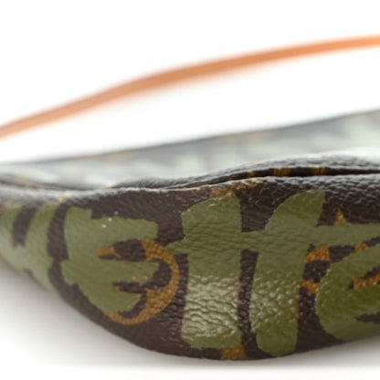 Louis Vuitton Monogram Graffiti Pochette Accessories Kaki 17 of 19