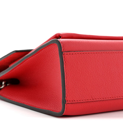 Louis Vuitton Soft Calfskin Mylockme Chain Bag BB Rubis 9 of 12