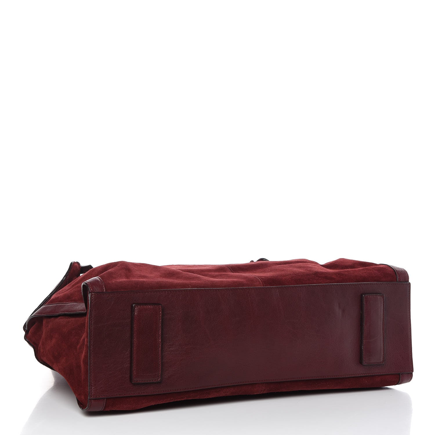 Alexander McQueen Suede Large De Manta Tote Oxblood 6 of 11