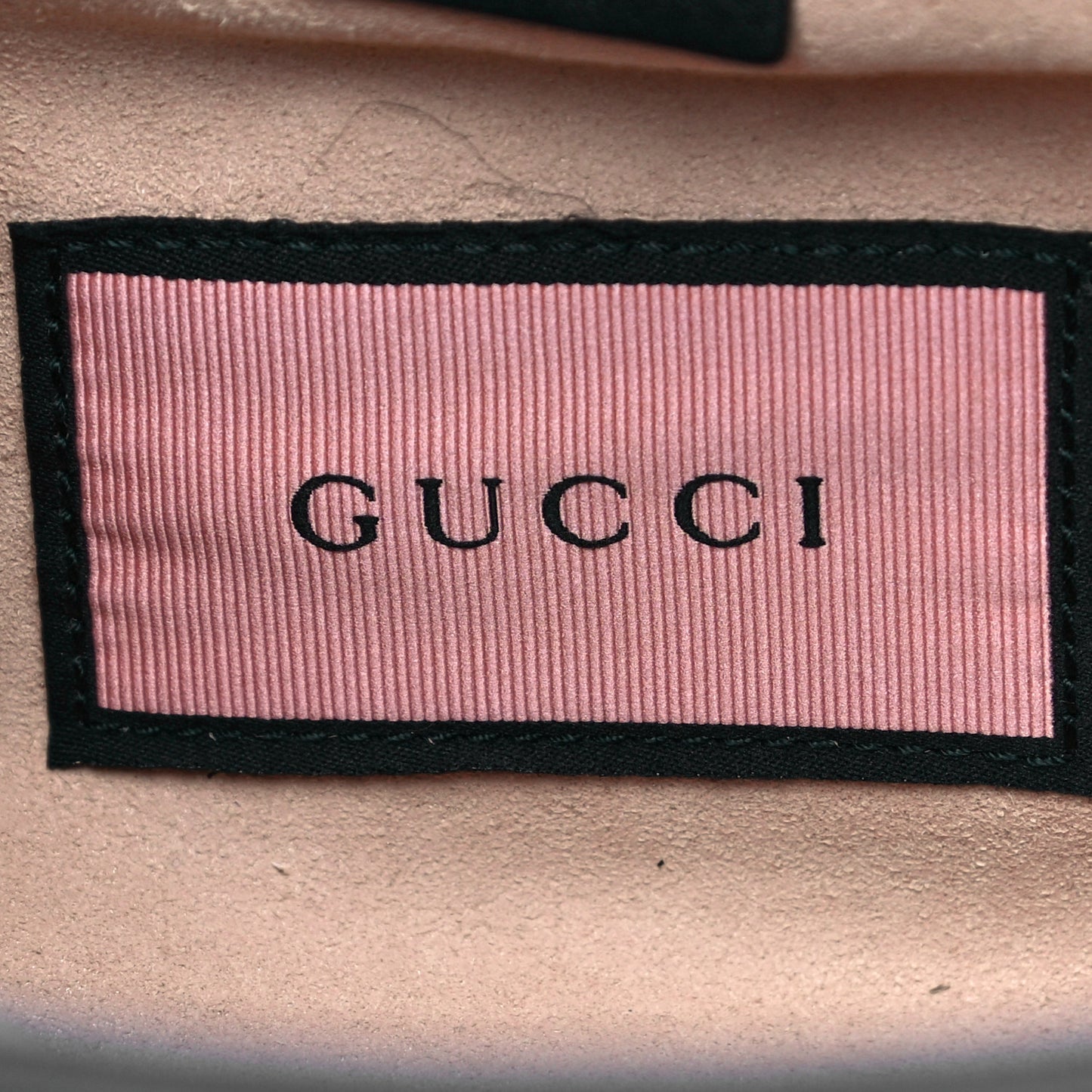 Calfskin Matelasse GucciGhost Medium GG Marmont Chain Shoulder Bag Black New Acquamarine