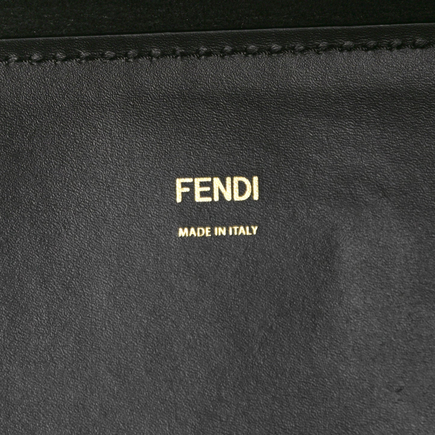 Vitello King Plexiglass Medium Fendi Sunshine Shopper Tote Black