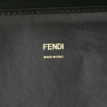 Fendi Vitello King Plexiglass Medium Fendi Sunshine Shopper Tote Black 6 of 10