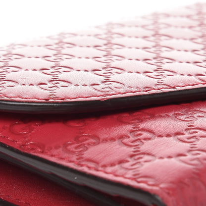 Gucci Microguccissima Interlocking G Continental Wallet Red 11 of 17