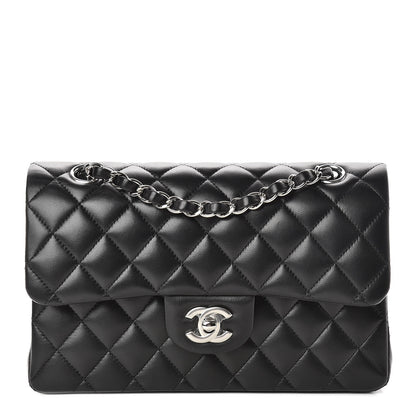 Chanel Lambskin Quilted Small Double Flap Black 1 of 14