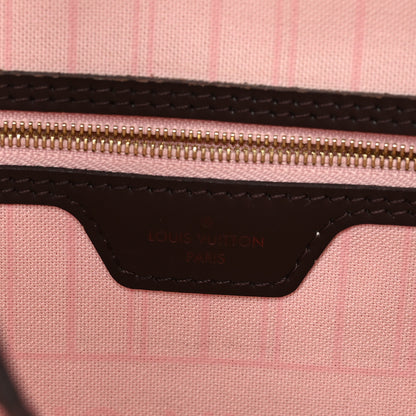 Louis Vuitton Damier Ebene Neo Neverfull MM Rose Ballerine 6 of 11