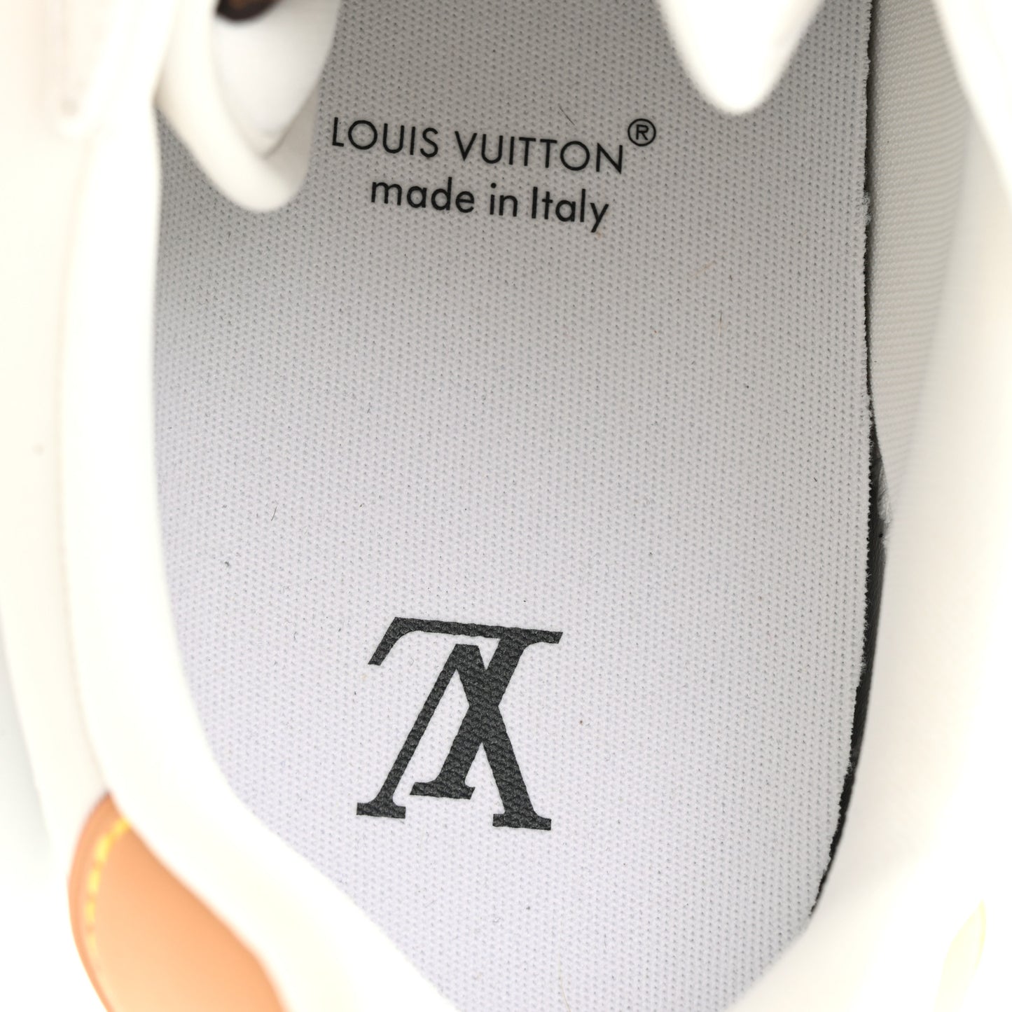 Lambskin Vachetta Mens LV Buttersoft Sneakers 10 White