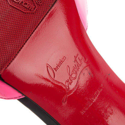 Christian Louboutin Patent Specchio Rivierina 100 Pumps 40 Shocking Pink 6 of 6