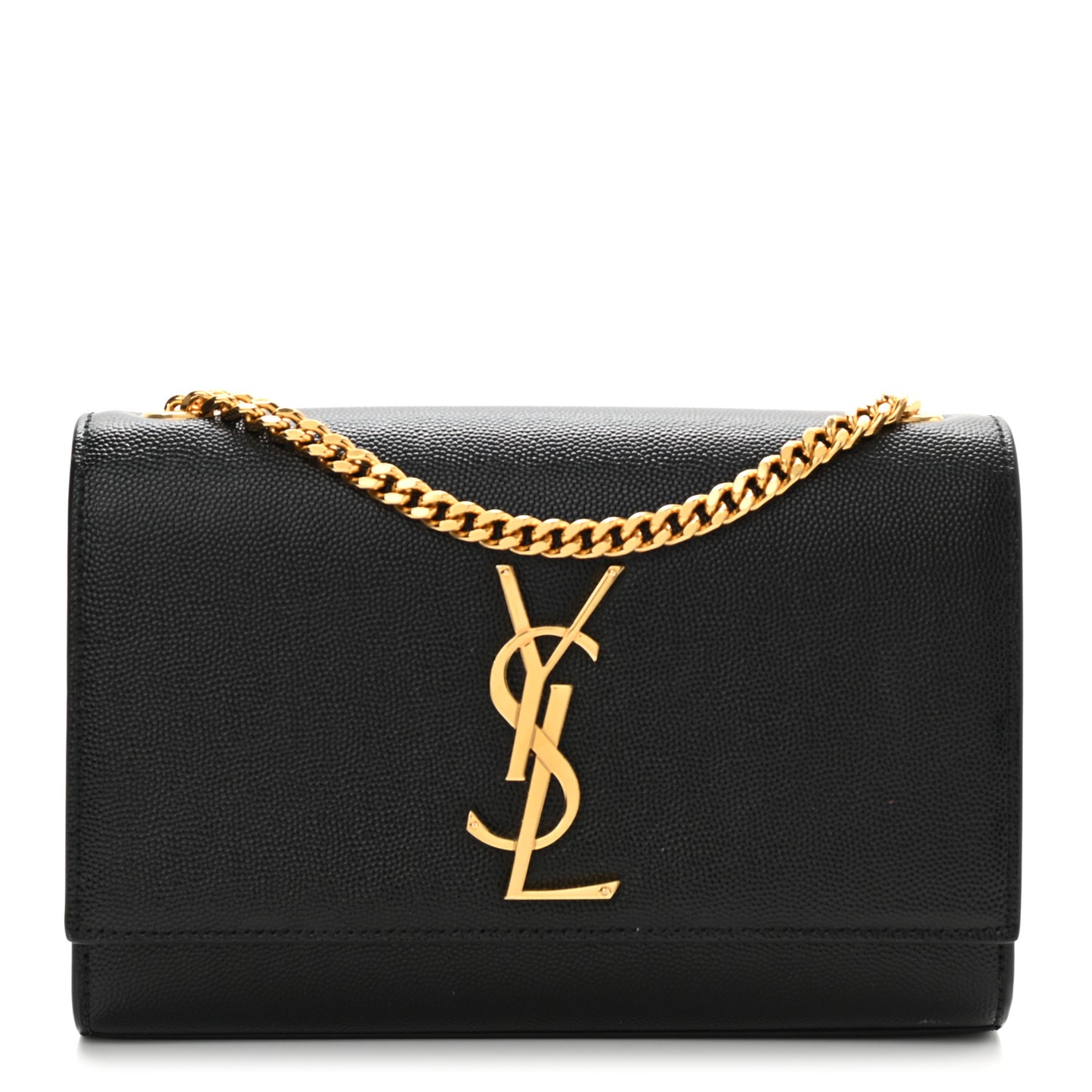 Grain De Poudre Small Monogram Kate Satchel Black