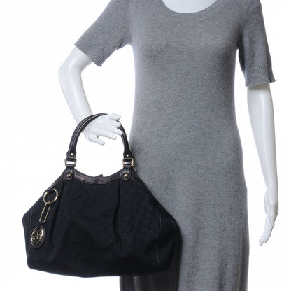 Gucci Monogram Medium Sukey Black 2 of 7