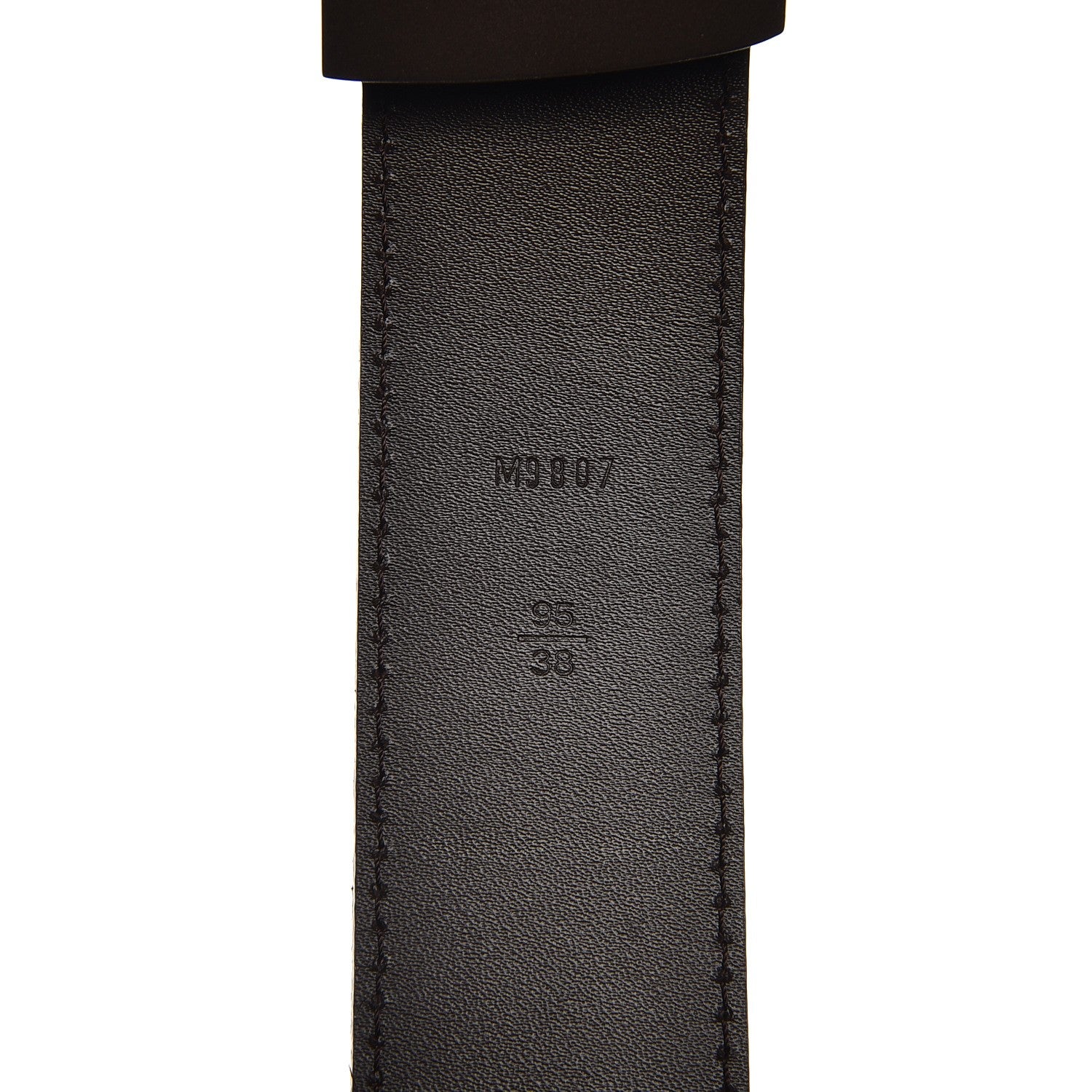 Louis Vuitton Damier Ebene 40mm LV Initiales Belt 95 38 5 of 6
