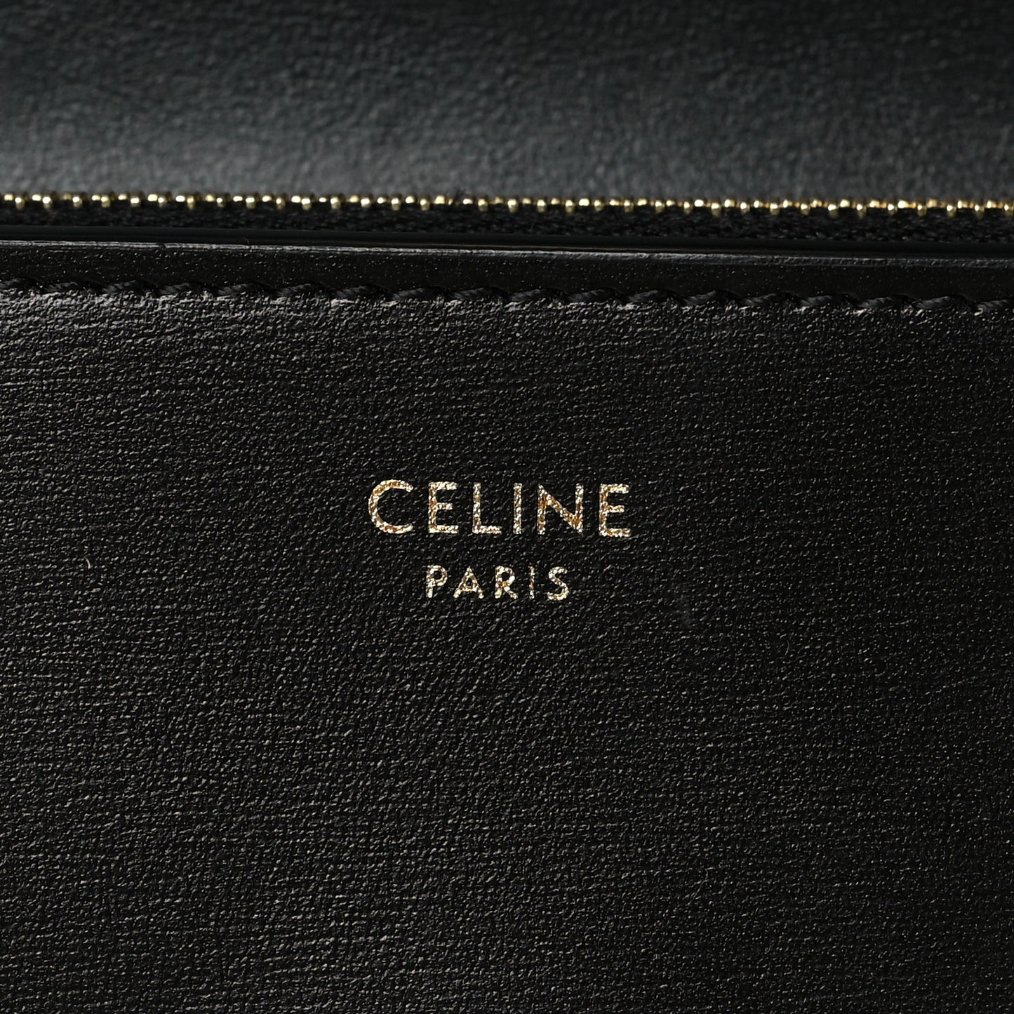 Shiny Smooth Lambskin Long Triomphe Wallet Black
