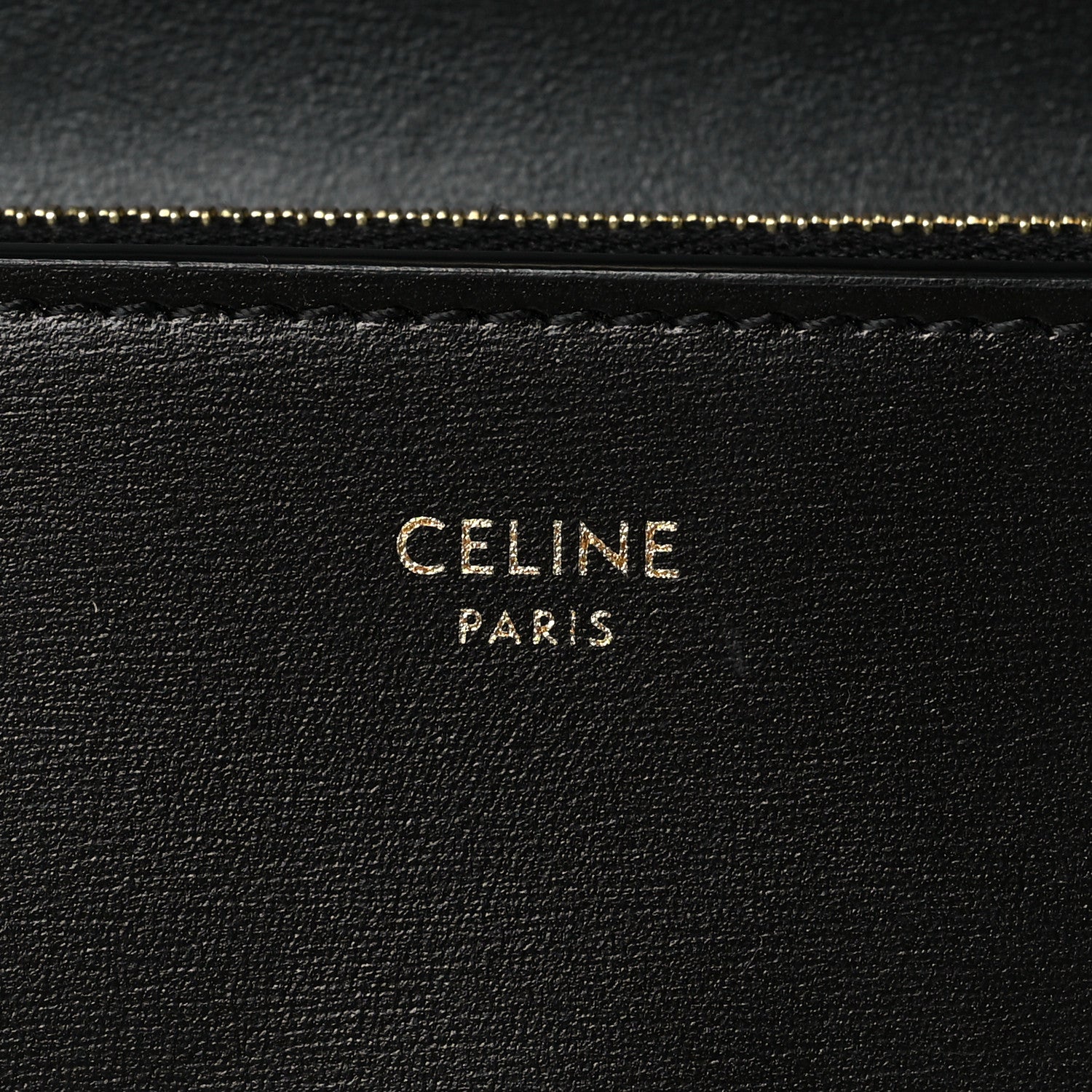Celine Shiny Smooth Lambskin Long Triomphe Wallet Black 6 of 6