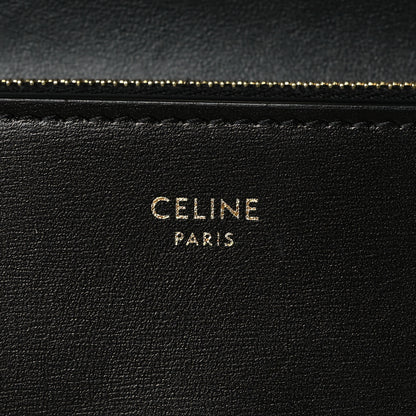 Celine Shiny Smooth Lambskin Long Triomphe Wallet Black 6 of 6