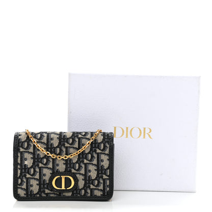 Christian Dior Oblique Nano 30 Montaigne Pouch Blue 10 of 10