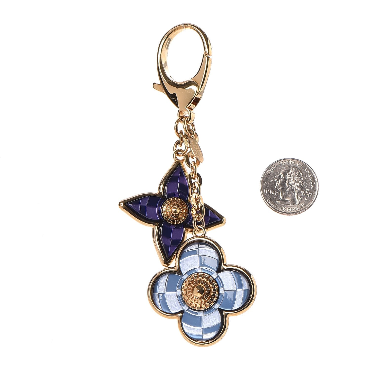 Louis Vuitton Mosaique Bag Charm Blue 2 of 5