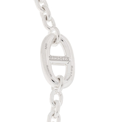 Hermes Sterling Silver Farandole Necklace 80 5 of 6