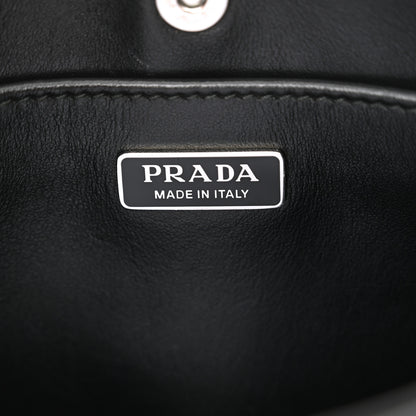 Prada Spazzolato Cleo Shoulder Bag Black 6 of 11