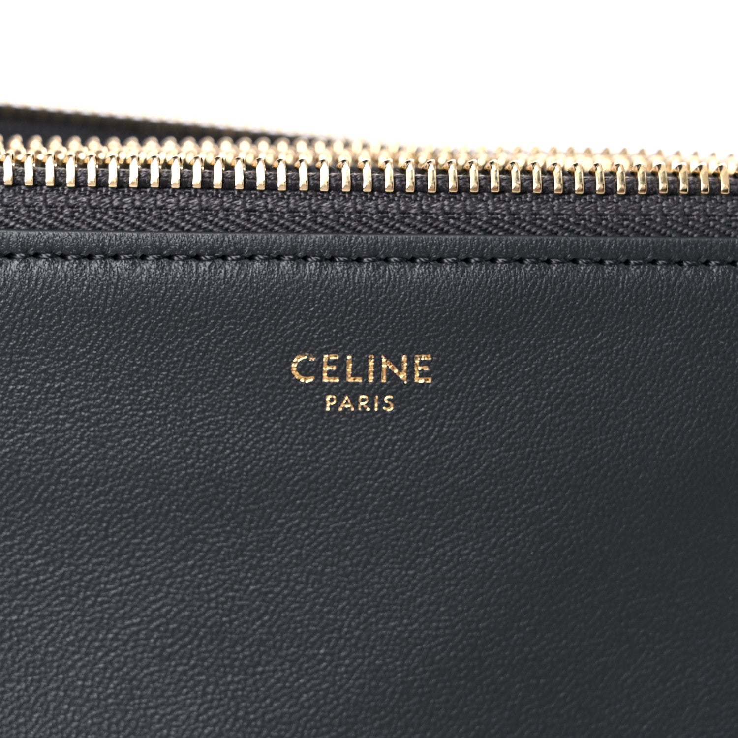 Celine Lambskin Small Trio Crossbody Bag Grey 8 of 11