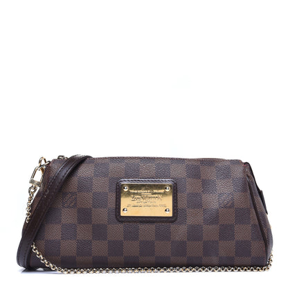 Louis Vuitton Damier Ebene Eva Clutch 1 of 12