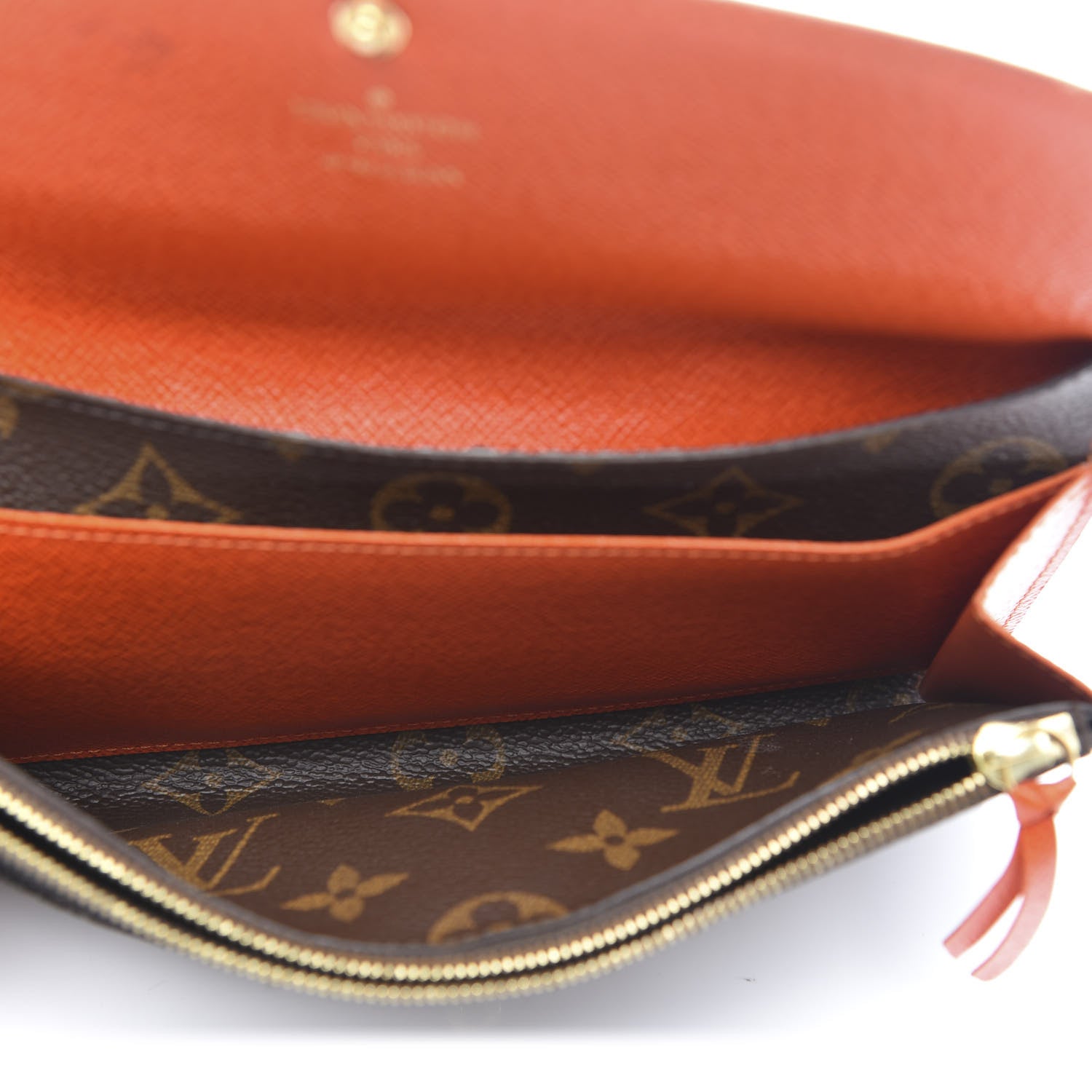 Louis Vuitton Monogram Emilie Wallet Piment 5 of 10
