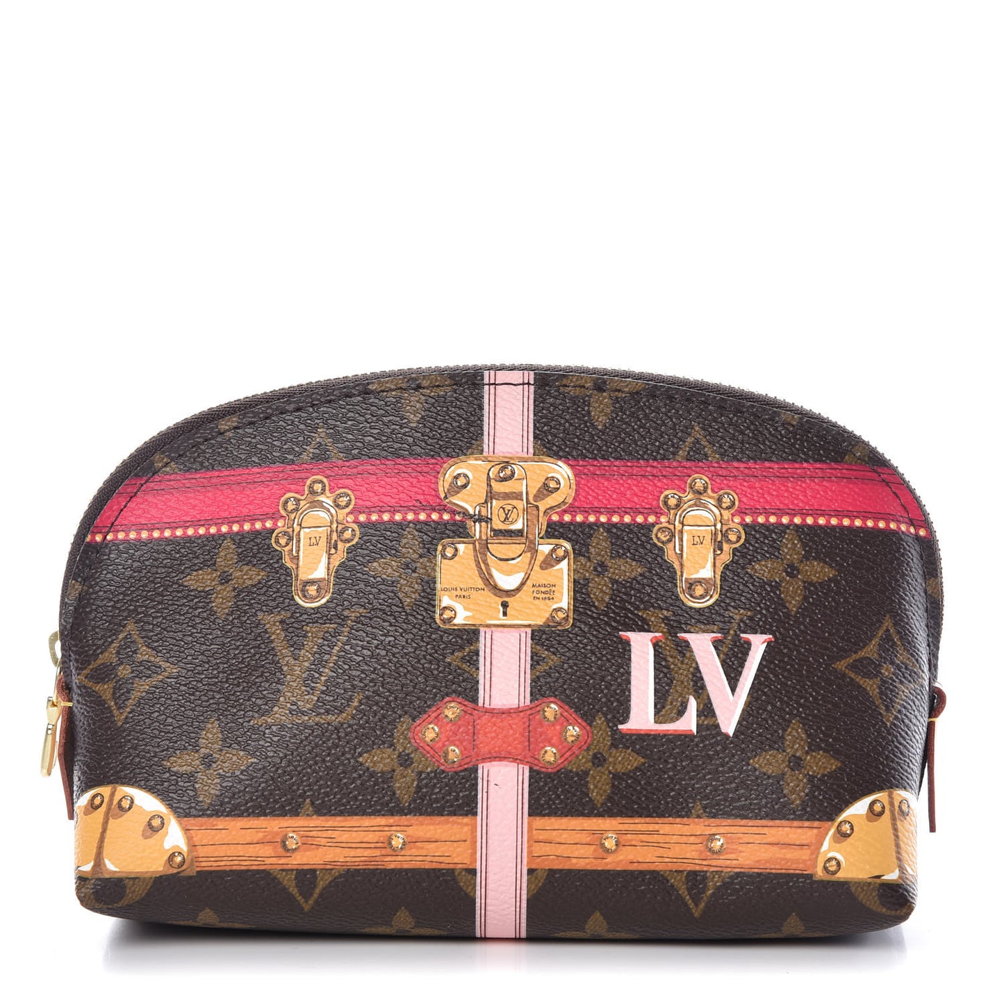 Monogram Summer Trunks Cosmetic Pouch PM