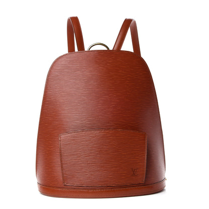 Louis Vuitton Epi Gobelins Backpack Kenyan Fawn 1 of 11