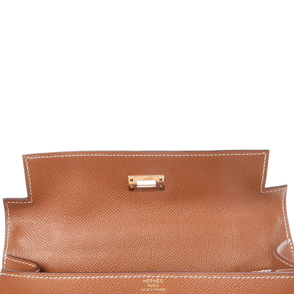 Hermes Epsom Kelly Sellier 25 Gold 8 of 46