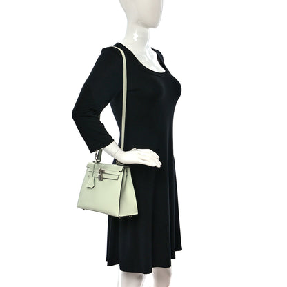 Hermes Epsom Kelly Sellier 25 Vert Fizz 2 of 9