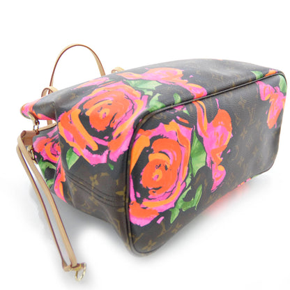 Louis Vuitton Monogram Roses Neverfull MM 4 of 6