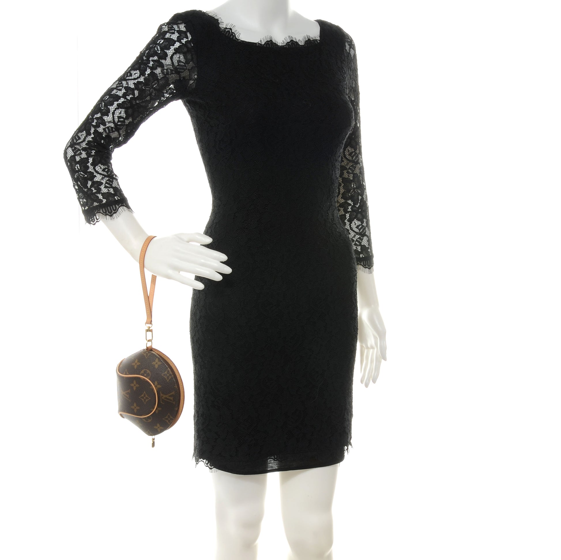 Louis Vuitton Monogram Mini Ellipse Wristlet Clutch 2 of 7