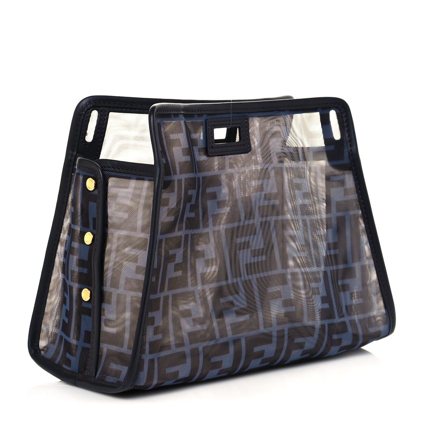 Mesh Vitello Century FF 1974 Mini Peekaboo Defender Cover Azzurro Black Ebano