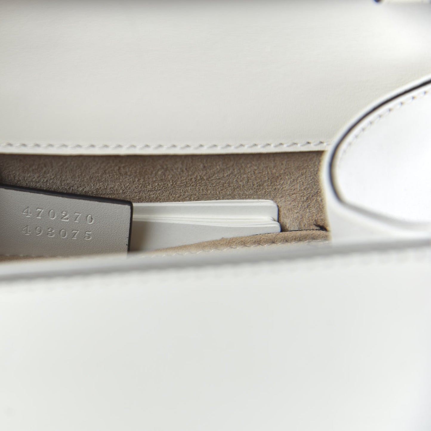 Calfskin Animal Studs Mini Sylvie Top Handle Bag White