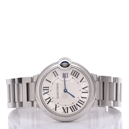 Cartier Stainless Steel 36mm Ballon Bleu De Quartz Watch 3 of 9