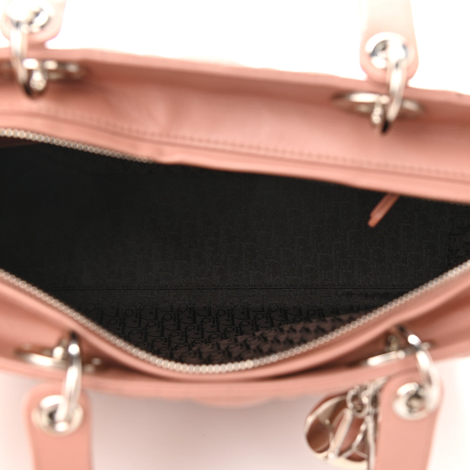 Christian Dior Lambskin Cannage Large Lady Dior Fard 5 of 12
