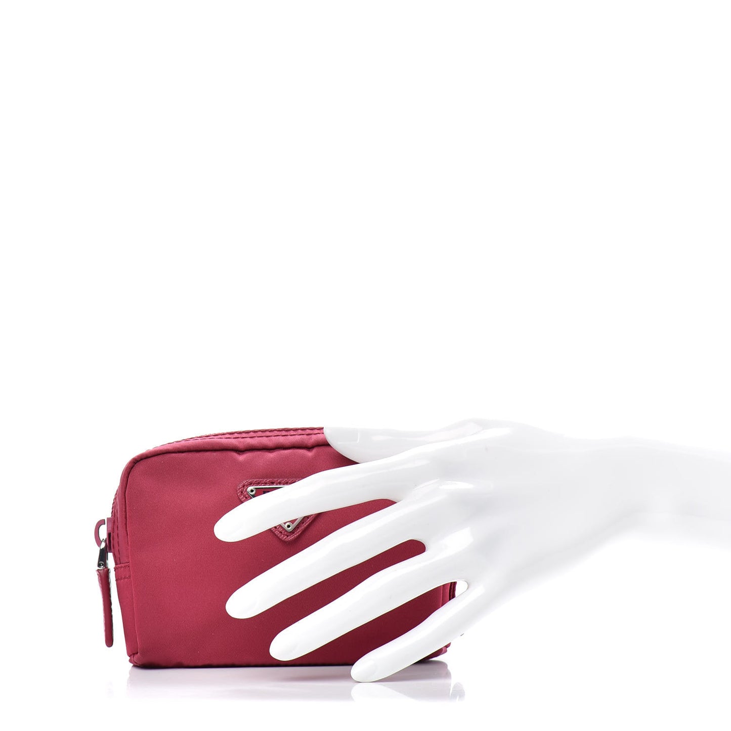 Tessuto Nylon Vela Cosmetic Pouch Ibisco