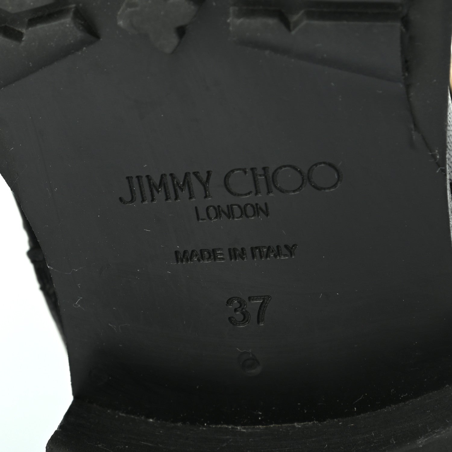 Jimmy Choo Lambskin Biker Boots 37 Black 6 of 8