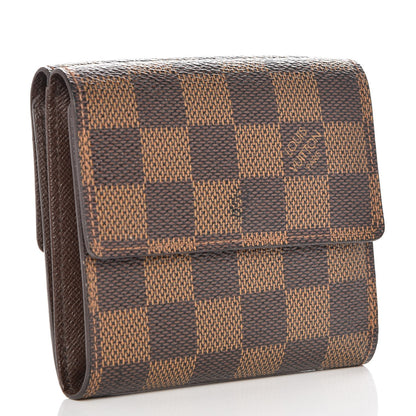Louis Vuitton Damier Ebene Elise Wallet 3 of 8
