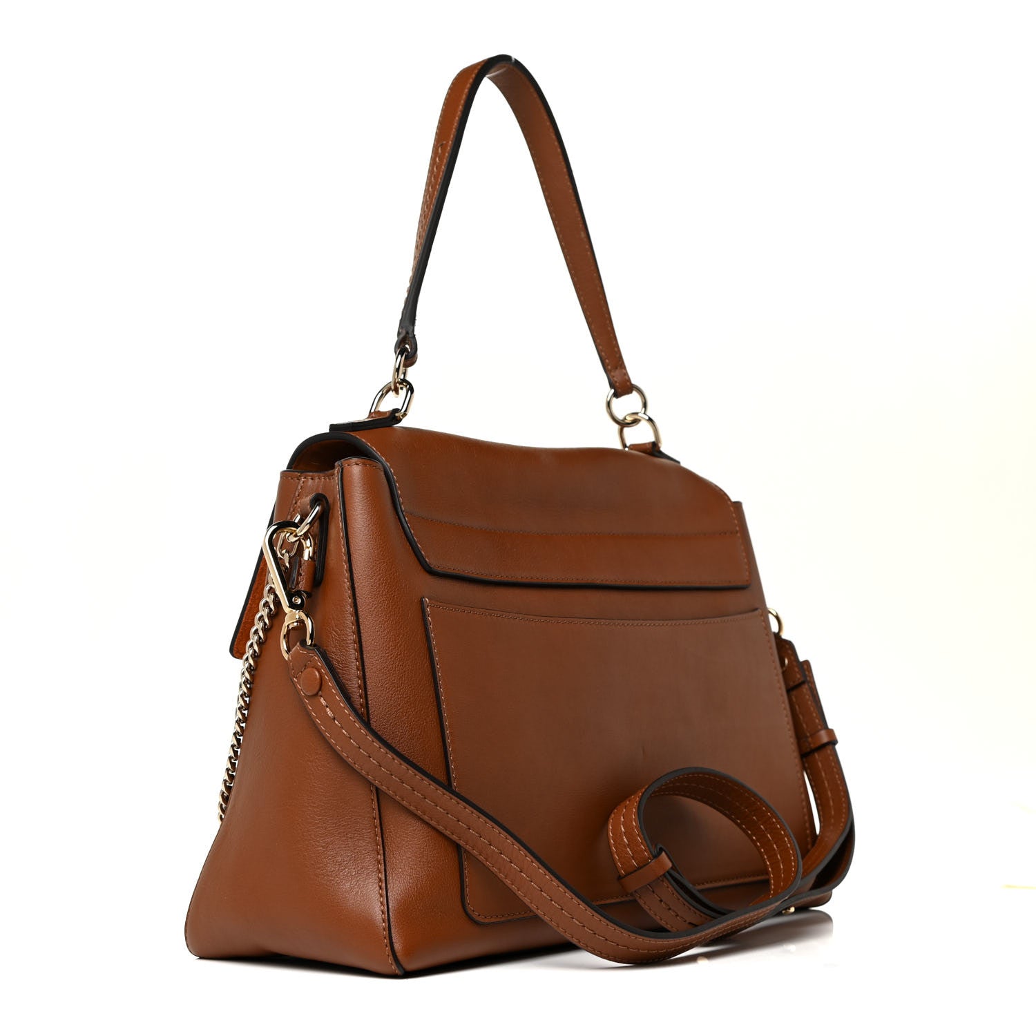 Chloe Calfskin Medium Faye Day Shoulder Bag Tan 3 of 13