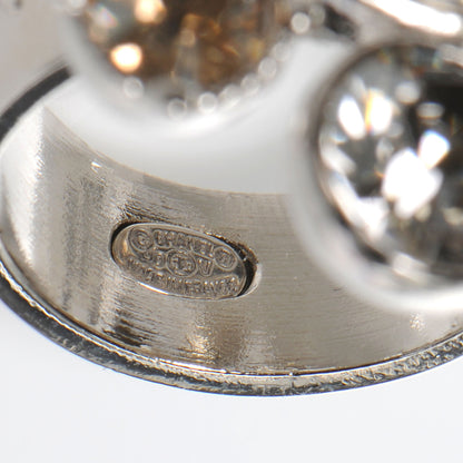 Chanel Crystal CC Ring Silver 6 5 of 6