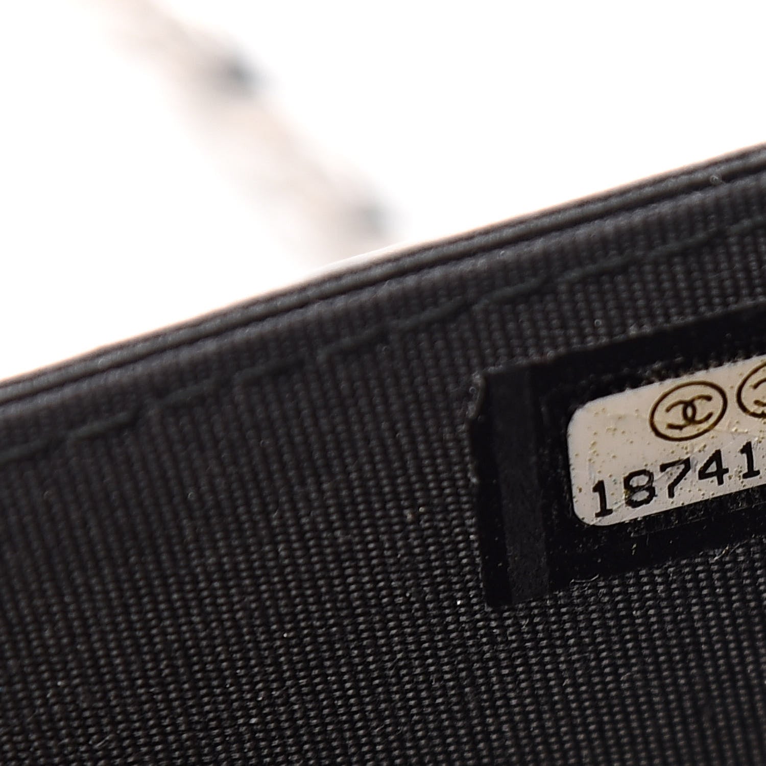 Chanel Lambskin Quilted Diamond CC Wallet On Chain WOC Black 8 of 13