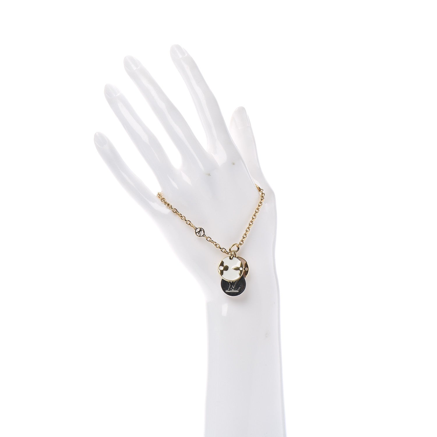 Louis Vuitton Monogram Miss LV Bracelet Gold 2 of 5