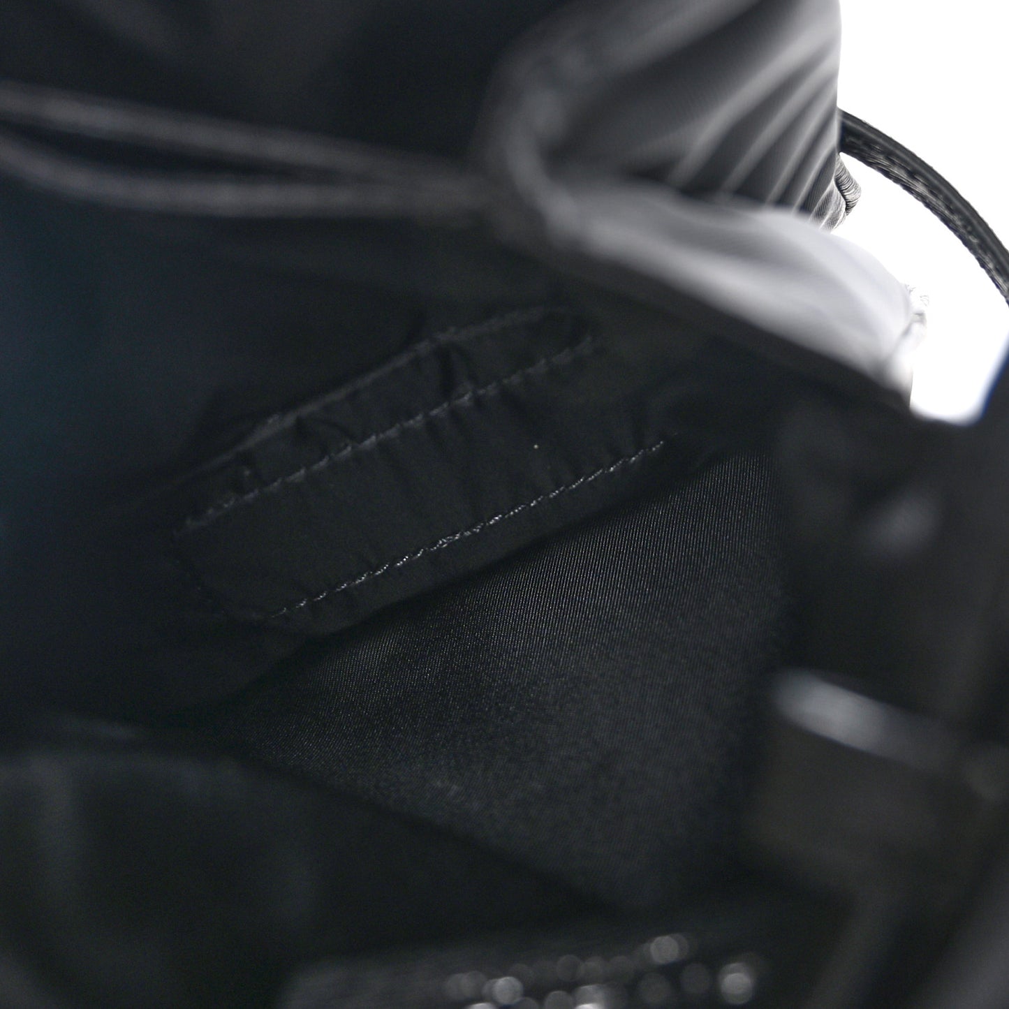 Nylon 4G Pouch on Strap Black