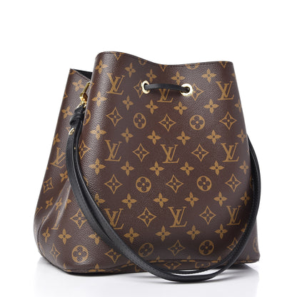 Louis Vuitton Monogram Neonoe MM Black 3 of 8