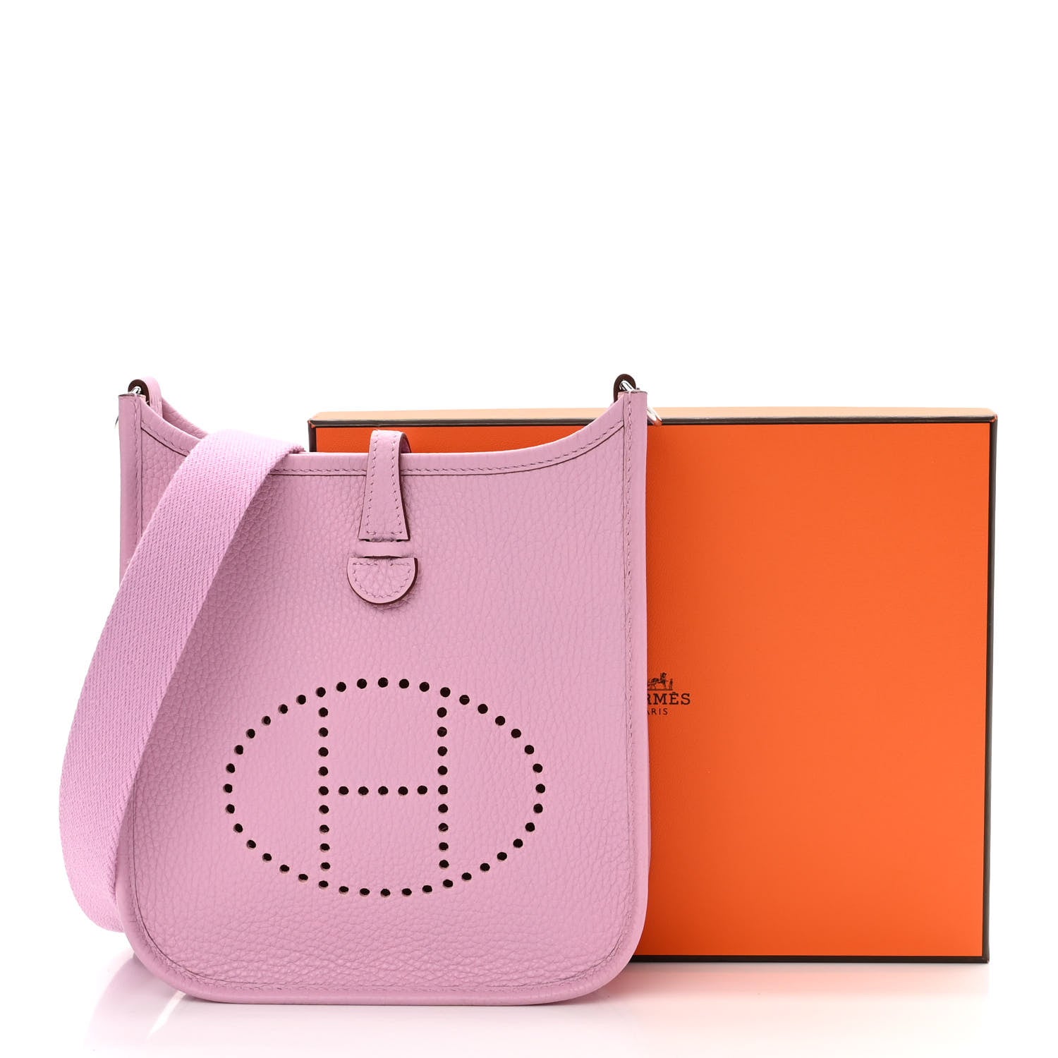 Hermes Taurillon Clemence Evelyne TPM Mauve Sylvestre 11 of 11