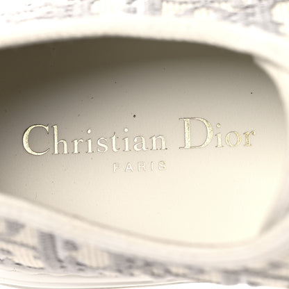 Christian Dior Canvas Oblique Walk'N'Dior Low Top Platform Sneakers 41 Stone Grey 9 of 9