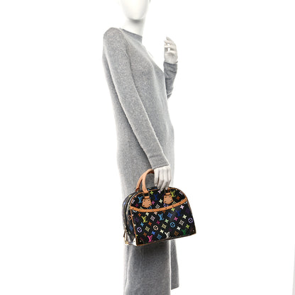 Louis Vuitton Monogram Multicolor Trouville Black 2 of 8