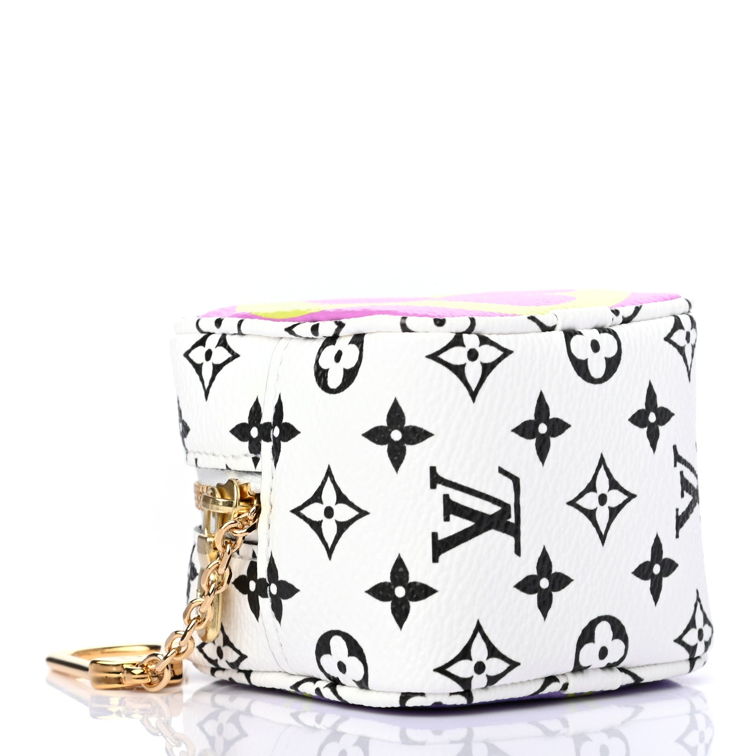 Louis Vuitton Monogram Giant Cube Coin Purse Pink 3 of 6